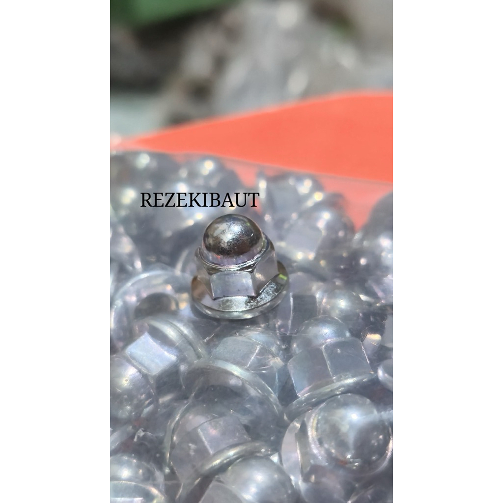 Nut 12 Nut Hex Cap 8MM ใหม่ CB150R Streetfire & New CBR 150R K45G TIGER GL ProMax Supra X 125 ใบมีด