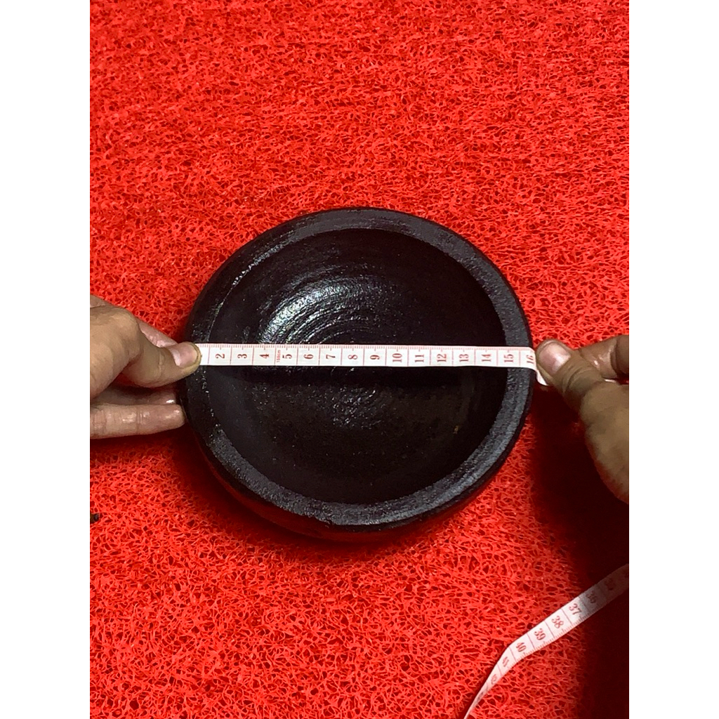 หินแท้ MORTAR / หินแท้ MORTAR / SAMBAL MORTAR ขนาด 16 ซม. ฟรี PESTLE
