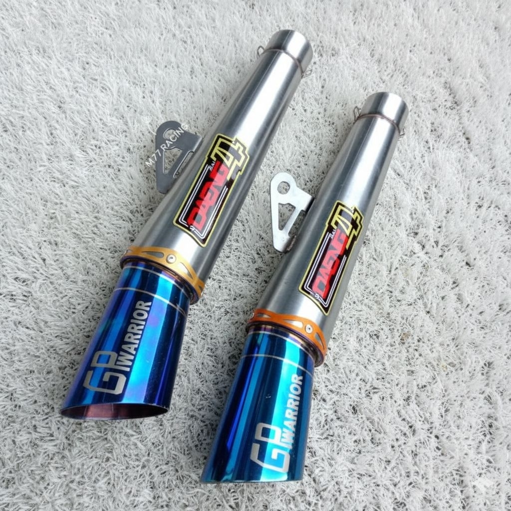 Daeng sai4 Stainless Canister เท่านั้น 51mm สําหรับมอเตอร์ไซค์ทั้งหมด