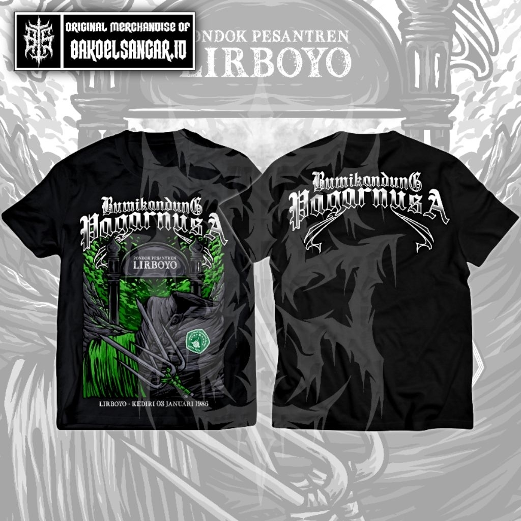 Pagar Nusa Bumi Kandung Lirboyo เสื้อยืดล่าสุด Pagar Nusa เสื้อยืด Cool Pagar Nusa เสื้อยืด Pagar Nu