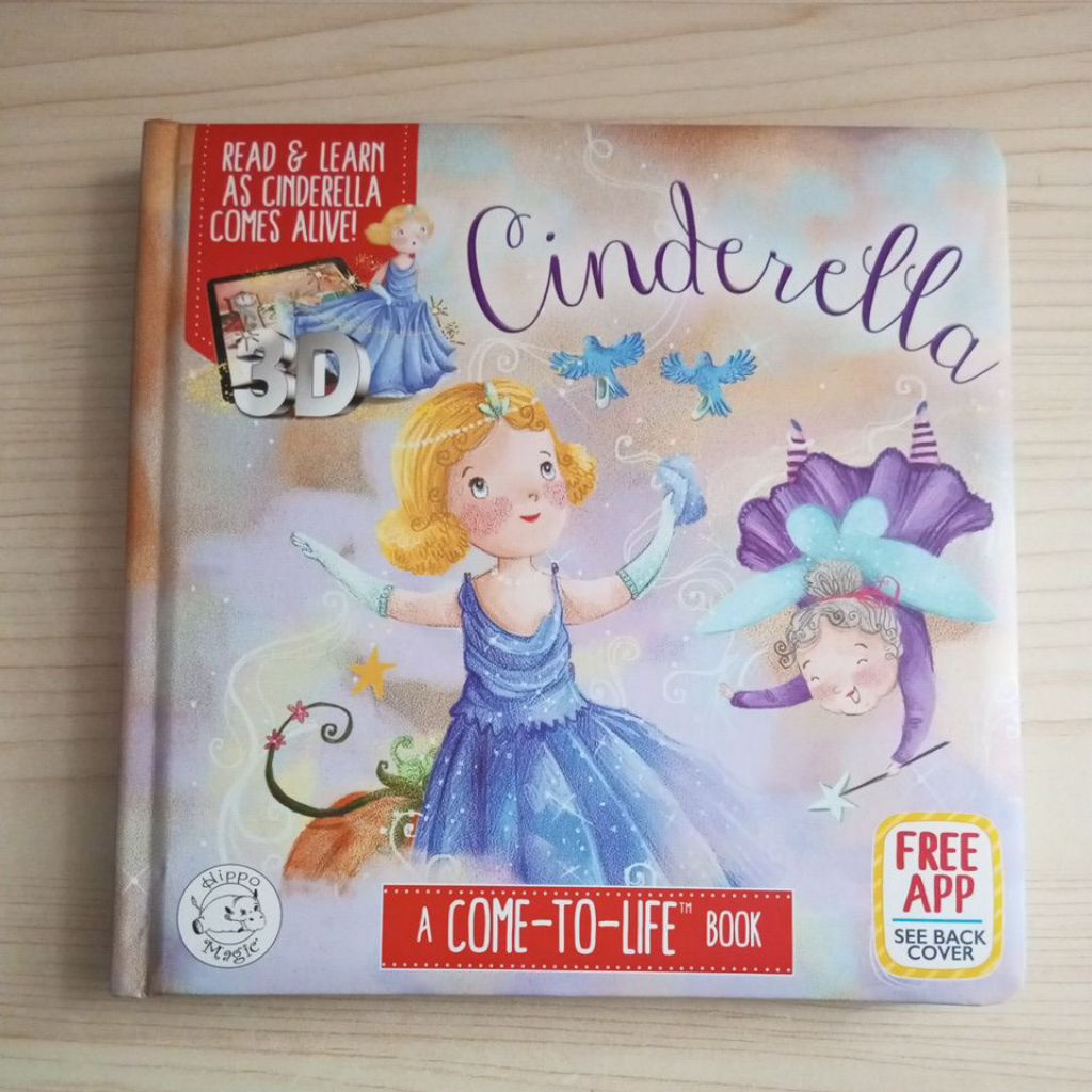 CINDERELLA A COME TO LIFE BOOK โดย LINN และ BUCHER