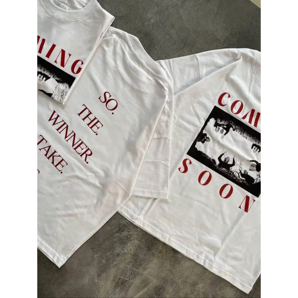 เสื้อยืด Soon กําลังมา Soon Distro Shirt / 24s Combed Cotton Distro T-shirt