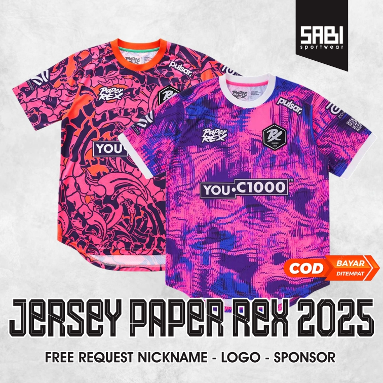 E-SPORT PAPER REX SINGAPORE 2025 JERSEY ฟรี REQUEST NAMESET