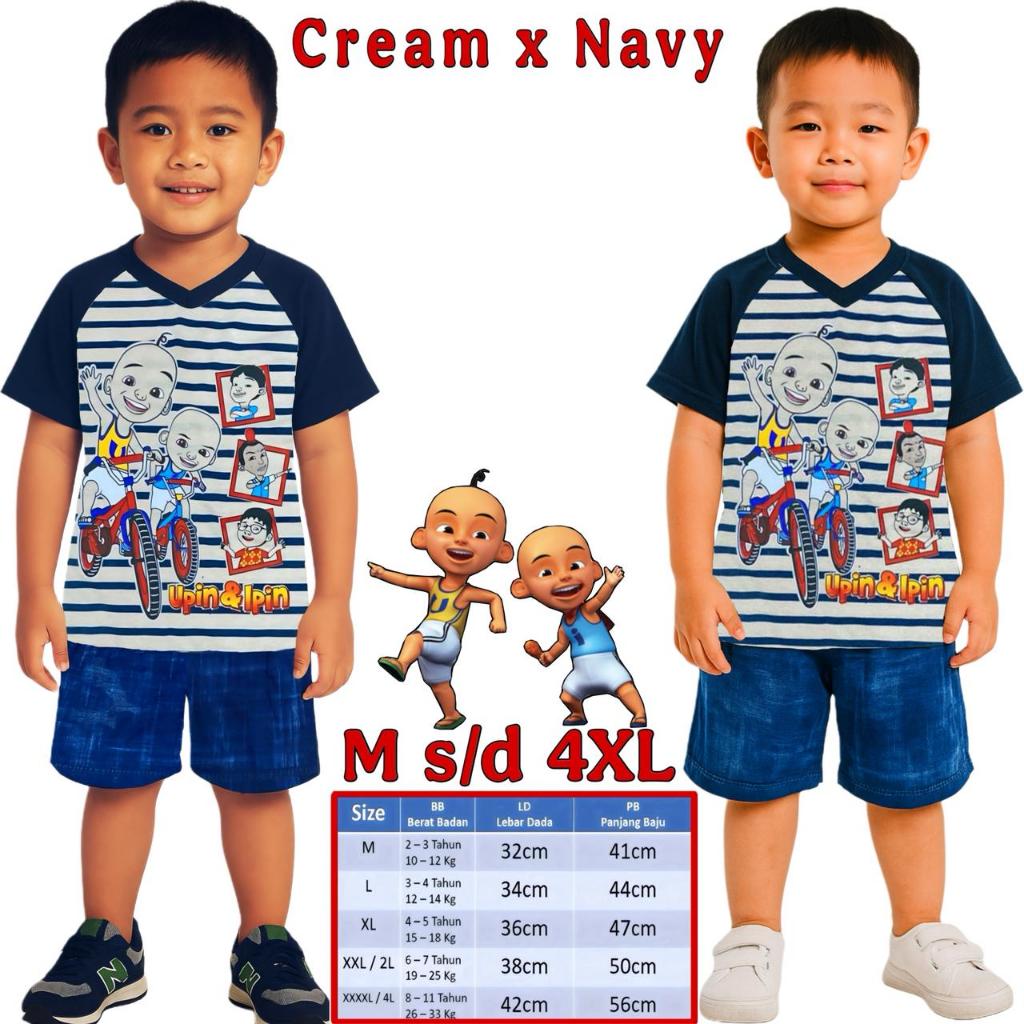 Upin Ipin Motif ชุดสูทผู้ชายคอวี / เสื้อผ้าเด็กรูปภาพ Upin Ipin