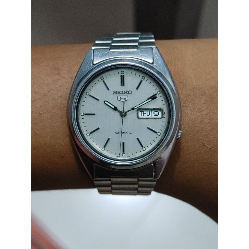 Seiko 5 นาฬิกาออโตเมติก SNXF01K1 ลํากล้อง 7S26 3040