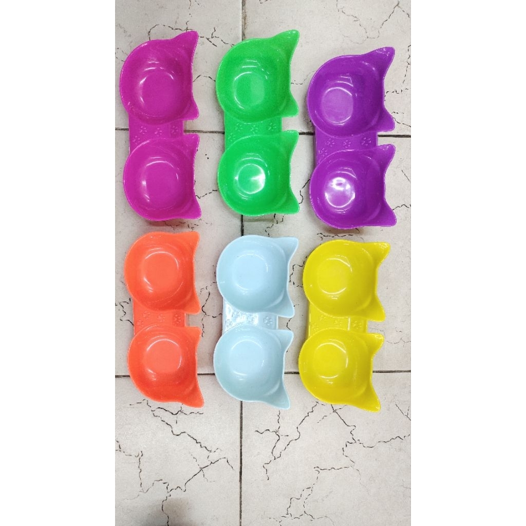 Sweet Plate Double Head Cat Rainbow (สุ่ม)