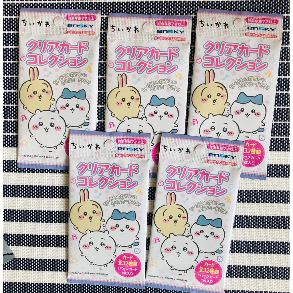 Chiikawa blind box clear card Collection ต้นฉบับญี่ปุ่น