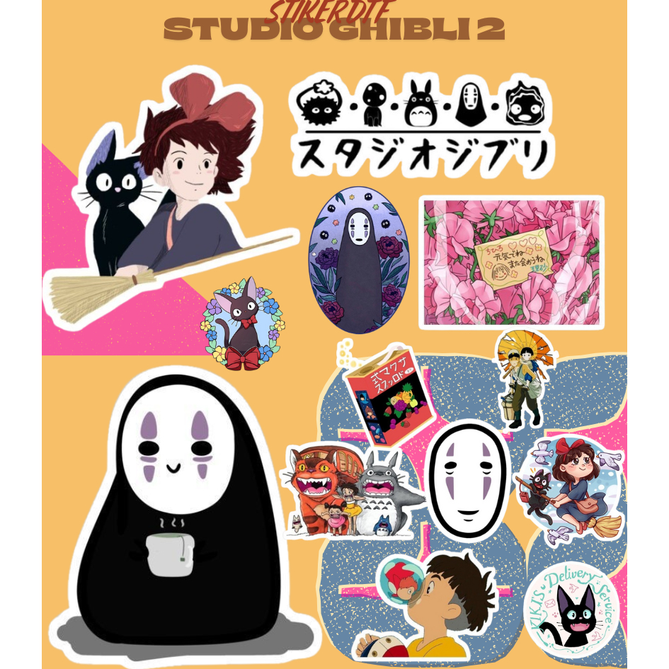 สติ๊กเกอร์ DTF AESTHETIC GHIBLI VOL II - ANIME GHIBLI หรือสามารถออกแบบเองได้