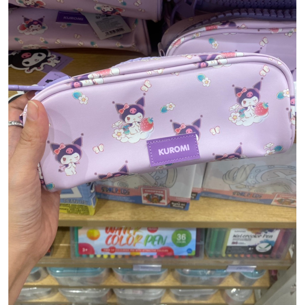 MINISO X KUROMI !!️ KUROMI MOTIF CHILDRENS PENCIL BOX // CUTE PENCIL CASE // JASTIP MINISO
