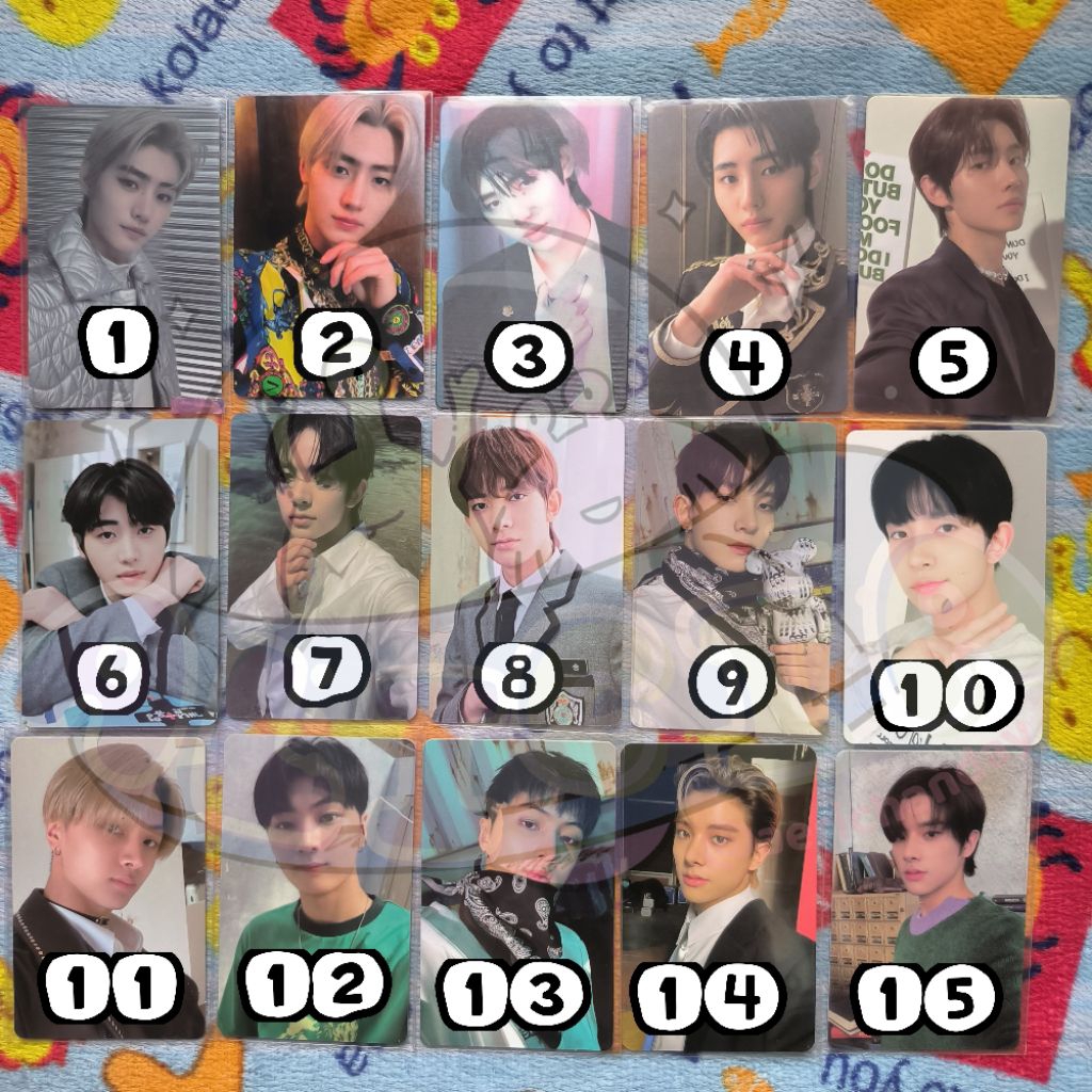 PC PHOTOCARD ENHYPEN SUNGHOON JAKE JAY HESEUNG