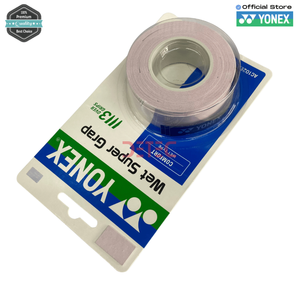 Yonex Grip AC102EX 1 ชิ้น SUPER GRAP TAPE - สีชมพูหมอก AC 102 EX