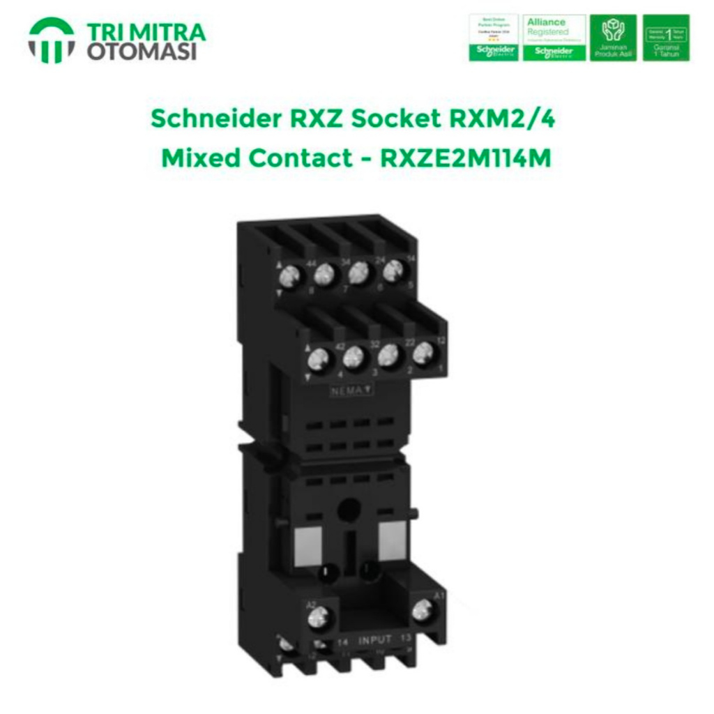 ซ็อกเก็ต Schneider RXZ RXM2/4 Mixed Contact - RXZE2M114M