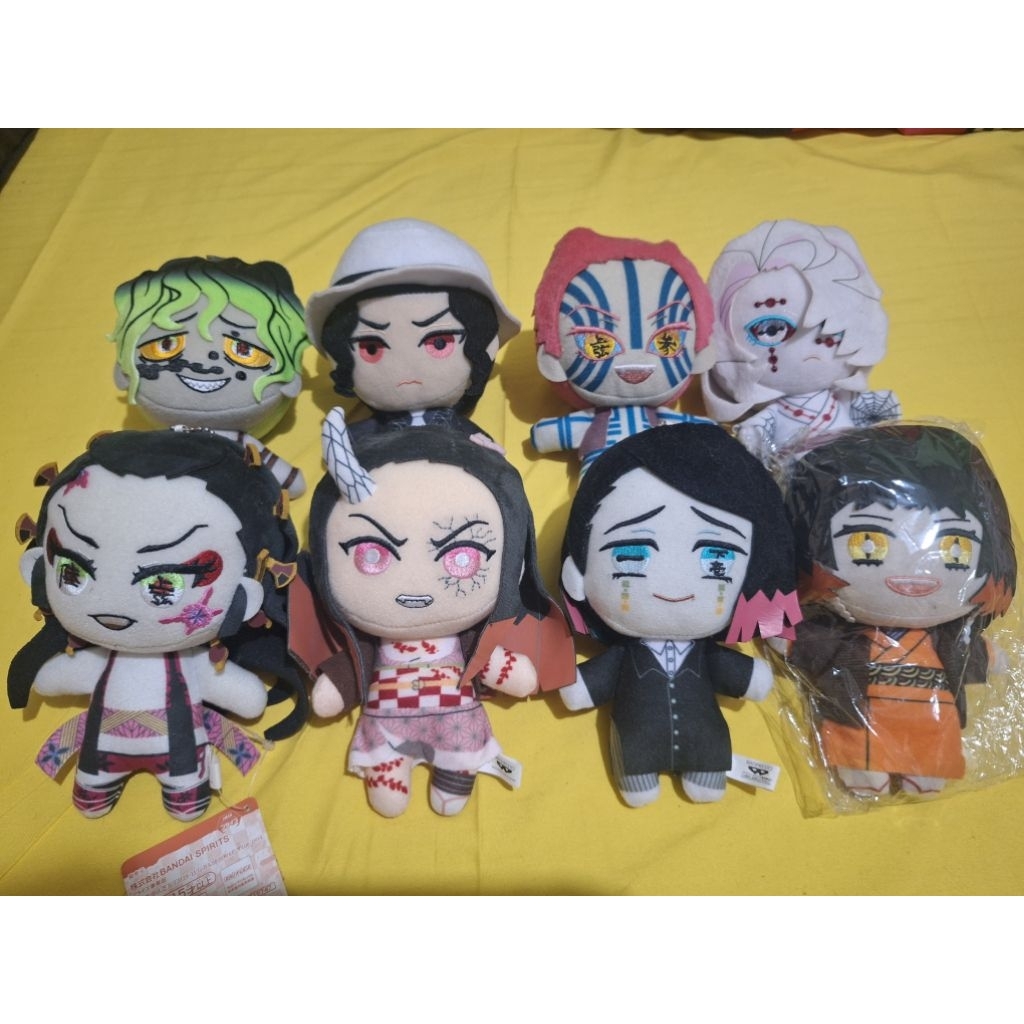 GANTUNGAN ตุ๊กตาพวงกุญแจ Muzan Susamaru Rui Enmu Grutaro Daki Akaza Nezuko Demon Slayer Kimetsu ไม่ม