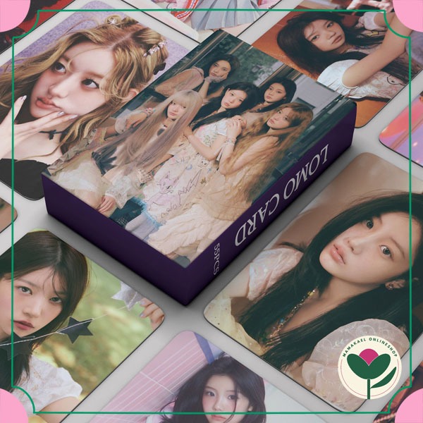 1 ชุดมี 55 ชิ้น photocard lomo card ศิลปินไอดอล kpop illit MK1997