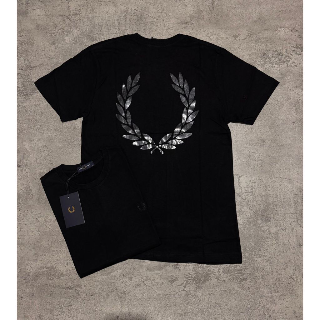 FP AllBlack Paddy Premium Branded T-Shirt// Fred AllBlack Paddy Branded T-Shirt//เสื้อยืดแบรนด์ผู้ชาย//AllBlack Paddy