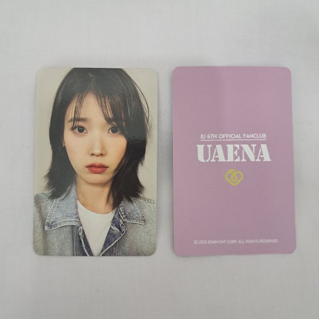 Ready โฟโต้การ์ดอย่างเป็นทางการ pc iu uaena สมาชิก gen kit 6th