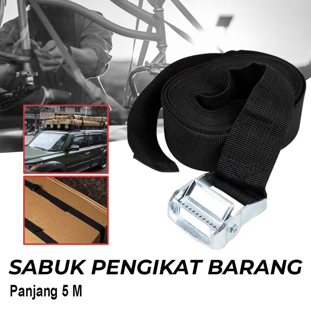 TaffiSPORT สายเข็มขัดคาร์โก้ไนลอน 5M - XR2