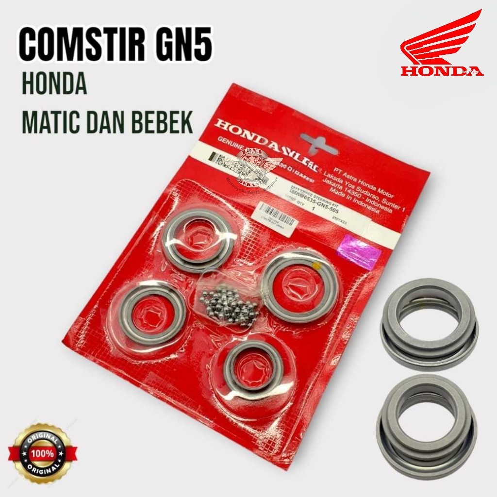 พวงมาลัย GN5 Honda Beat Vario 110 Fi 125 Supra Grand Revo Karisma Blade พวงมาลัย GN5 Honda พวงมาลัยก