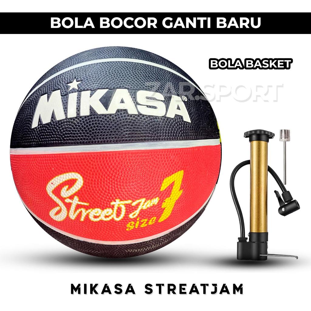 MERAH MIKASA STREET BASKETBALL PREMIUM RUBBER WATCH ขนาด 7 กด | วาล์ว Pict Gartis แท้ 100% และลูกบอล