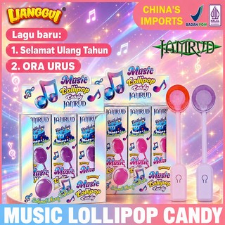 [ Bisa grosir ]  Lianggui Lolipop Musik HALAL - Snack Musik Anak Hadiah Ulang Tahun Mainan Musik Anak Makanan Ringan