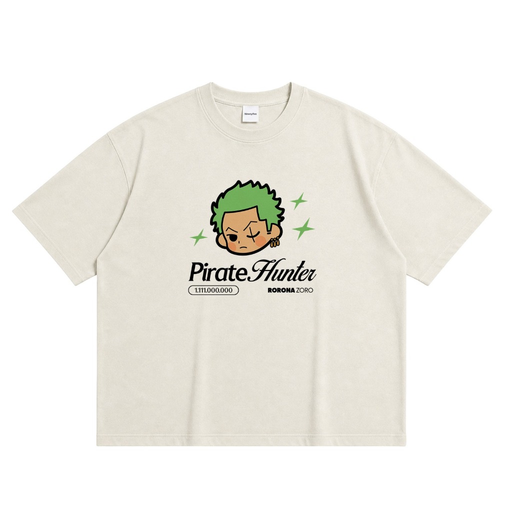 Ninetyfive Anime Manga One Piece Roronoa Zoro Boxy tee