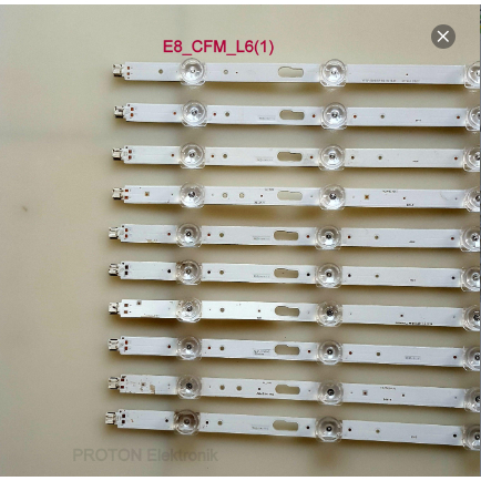 Backlight LED TV 6 ปุ่มเว้า 3V 593cm V0T7-580SMA-R0