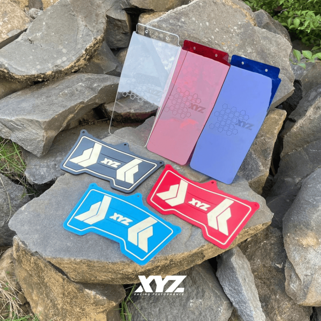 XYZ MUDFLAP JUPITER MX OLD NEW MX KING V1 V2 V3 ยางอลูมิเนียม ACRYLIC
