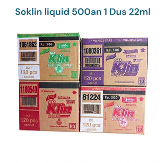 1 DUS SOKLIN Liquid Cair 20ml Isi 10 Renceng