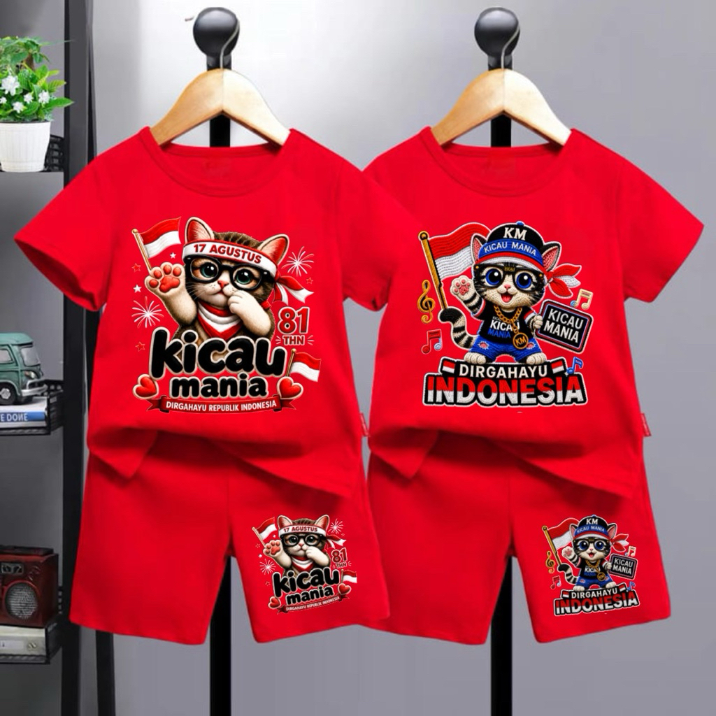 INDEPENDENCE BOYS/GIRLS SUITS 1-8 ปี/ชุดเด็ก 17 AUGUST