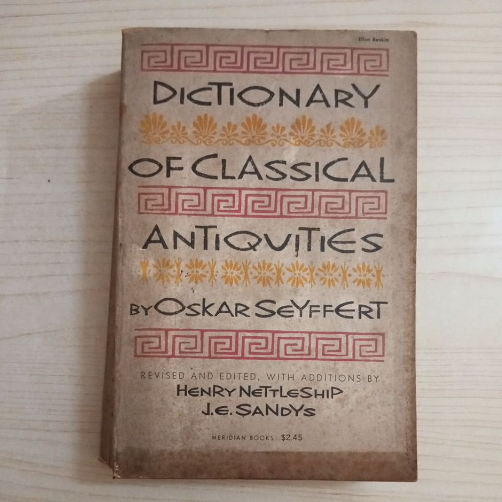 คําแนะนําของ CLASSICAL ANTIQUITIES โดย OSKAR SEYFERT