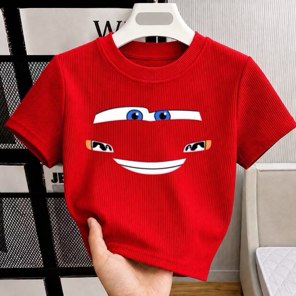 MCQUEEN CAR Rib เสื้อครอปผู้หญิง (LD 88, P 40)