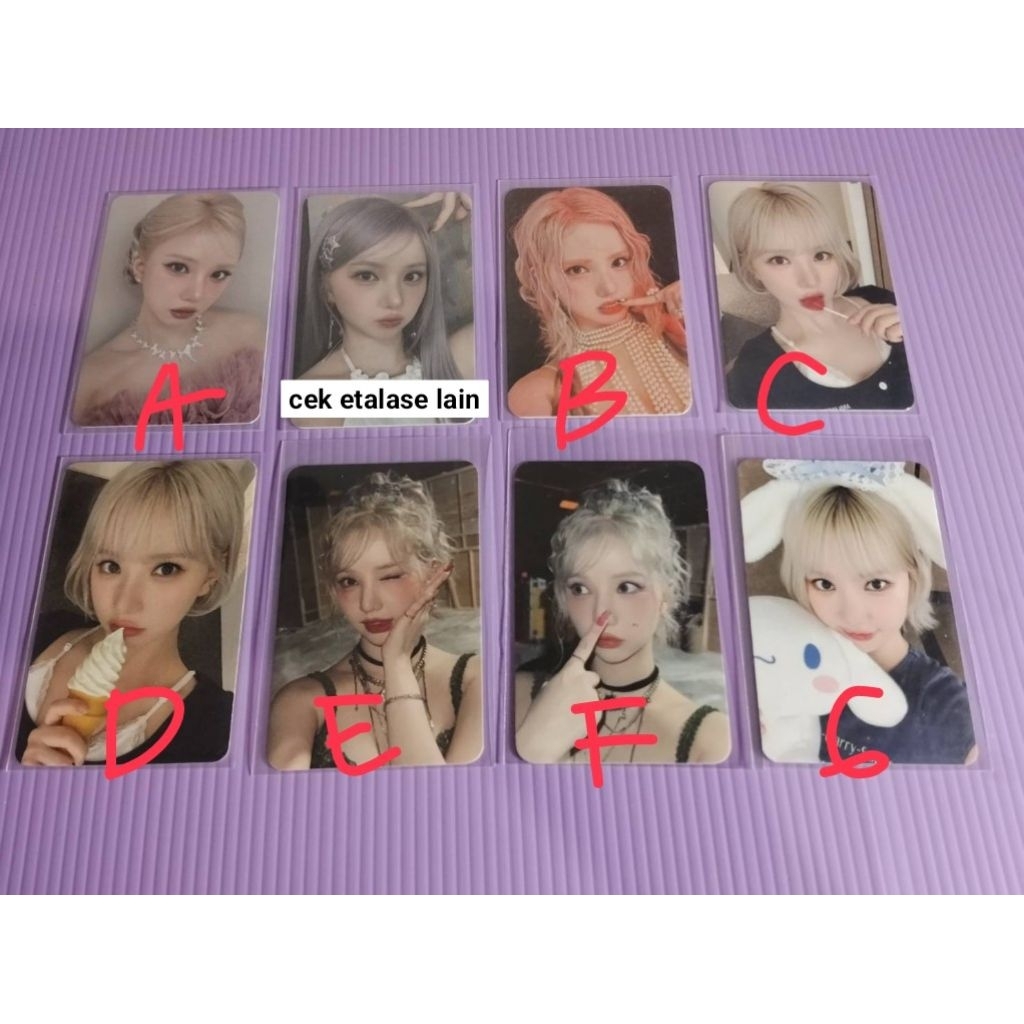 [OFFICIAL] EUNHA VIVIZ GRIFRIEND POB LD BENEFIT PHOTOCARD