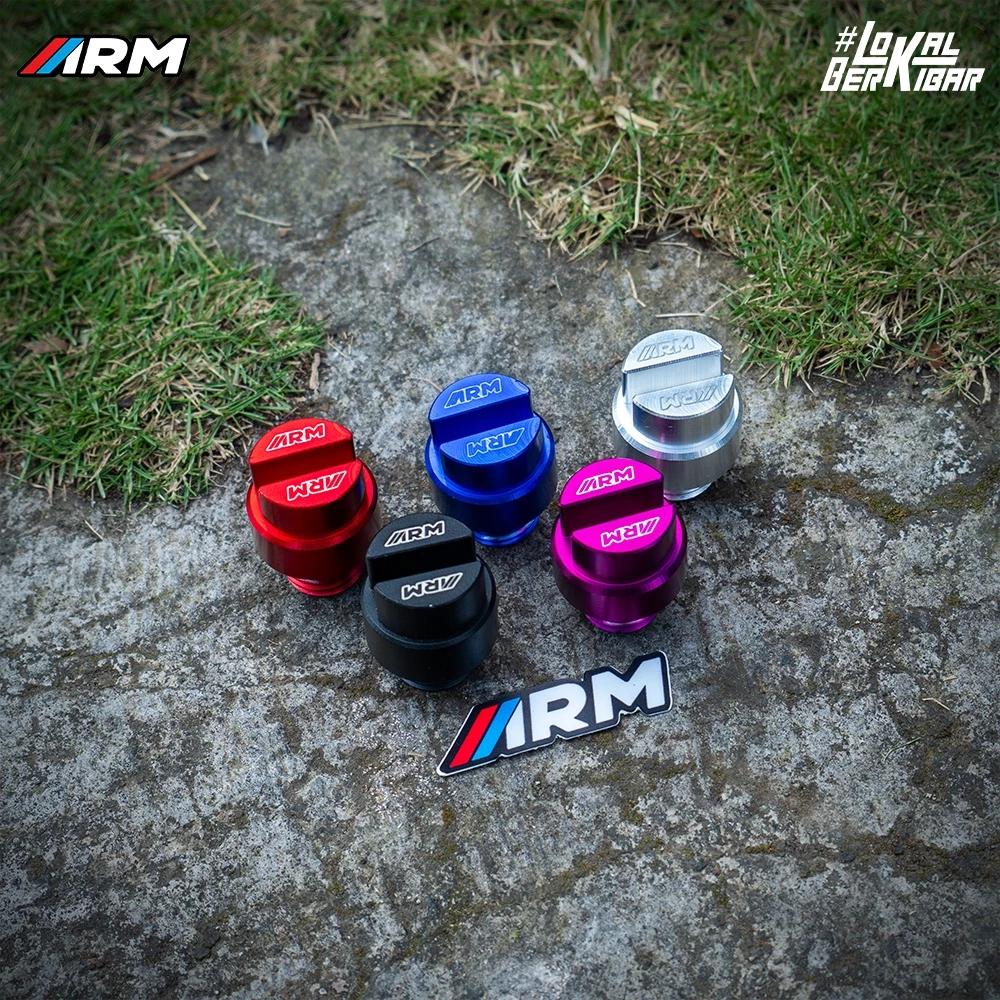 MESIN ARM ARUMI ENGINE OIL CAP VARIO PCX ADV BEAT SCOOPY AEROX NMAX LEXI MIO FULL CNC