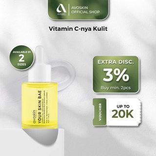 Serum Avoskin Your Skin Bae Vitamin C 30ml - Kulit Tampak Lebih Cerah - Serum Mencerahkan Wajah