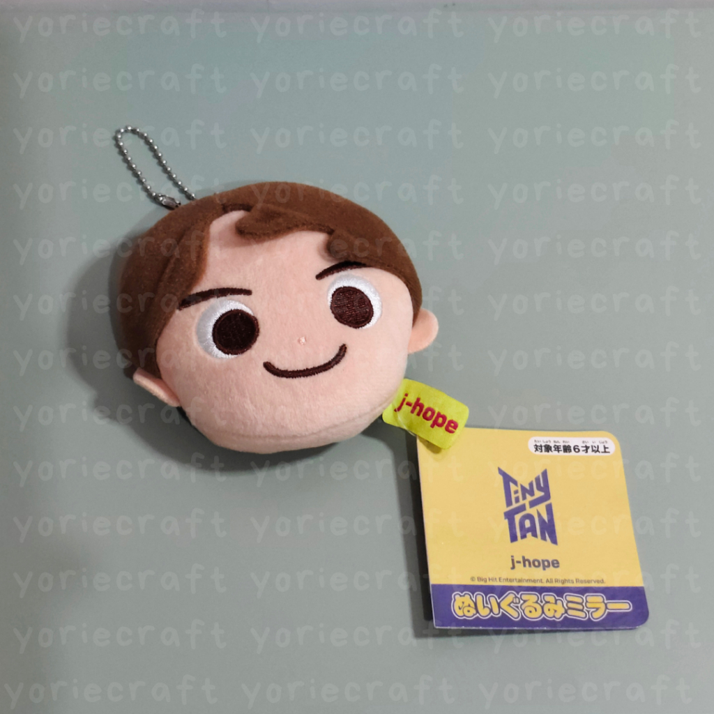 BTS J-Hope พวงกุญแจ / กระเป๋า Charm Glass BTS J-Hope Jung Hoseok New Tag T-ARTS Original (อ่านคําอธิ