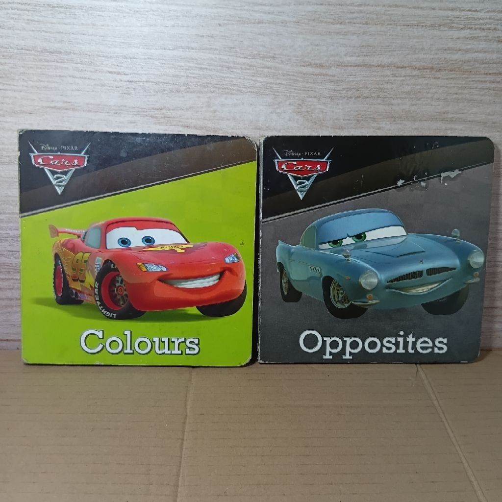 DISNEY PIXAR CARS 2 COLORS & OPPOSITES
