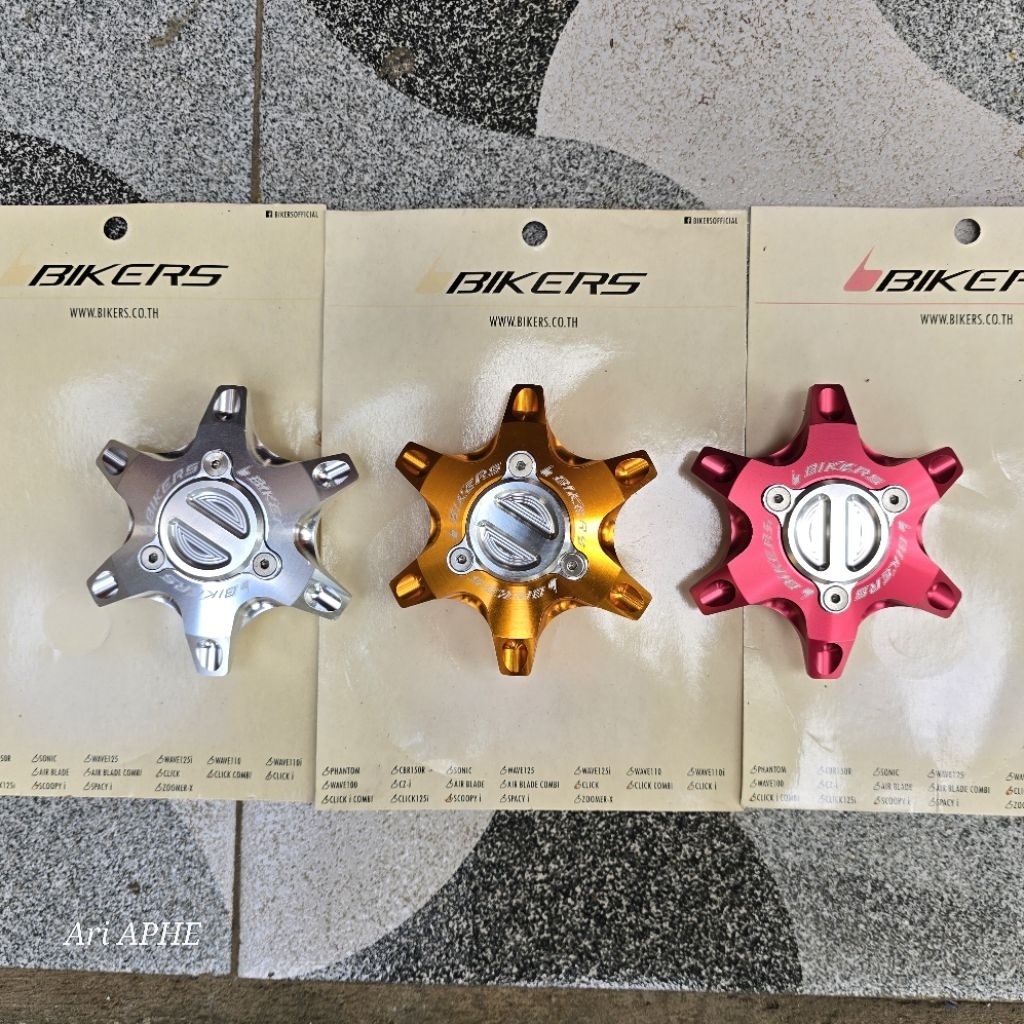 BIKERS Thailand CNC ฝาครอบเพลาหลัง honda matic BEAT SCOOPY SPACY VARIO - ฝาครอบเพลาหลัง monel manisa