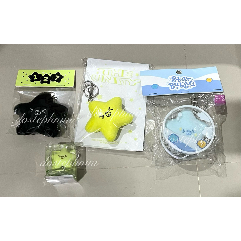 NCT 127 Haechan Starfish The Unity Yellow Black Fanlight Cap Everland Blue