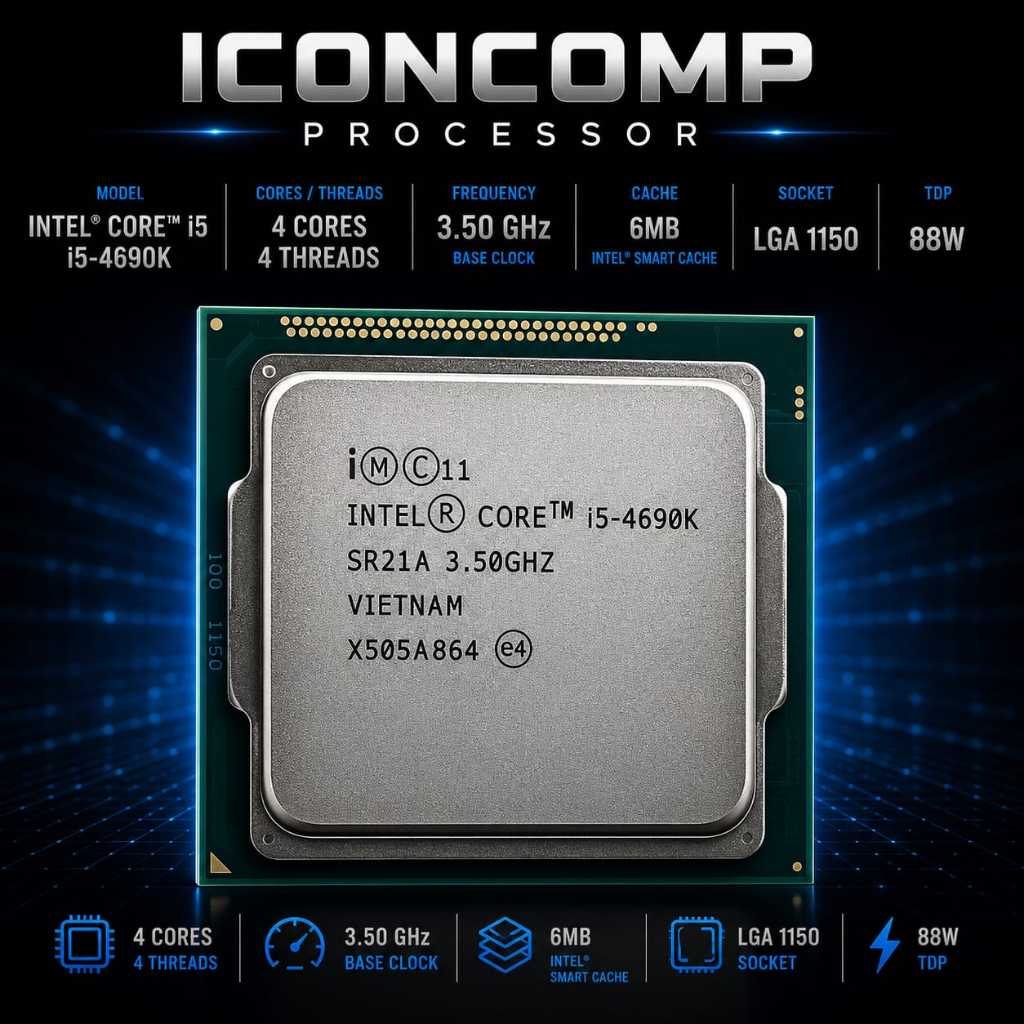 INTEL CORE I5 4690K TRAY LGA 1150 PROCESSOR