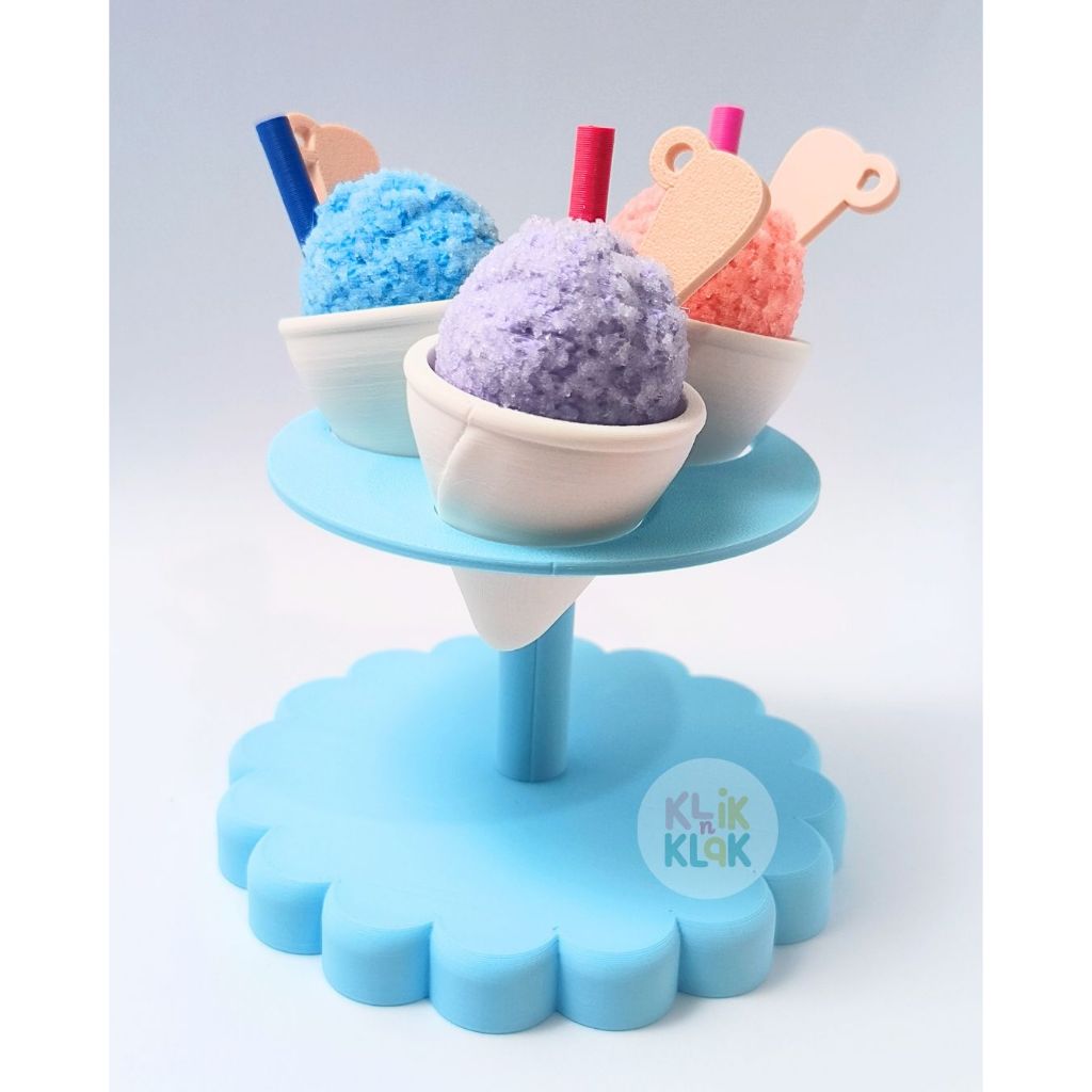 Klik N Klak - Snow Cone Clickers / Clickers Ice Shaved / พวงกุญแจ / ชาร์มกระเป๋า / ของเล่นคลายเครียด
