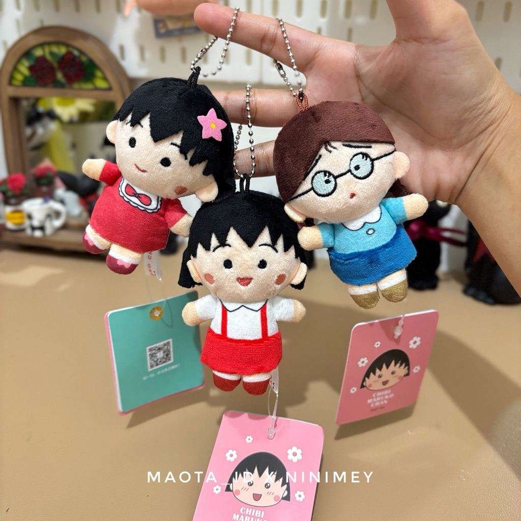 GANTUNGAN พวงกุญแจตุ๊กตา Chibi Maruko Chan / ตุ๊กตาพวงกุญแจ Chibi Maruko