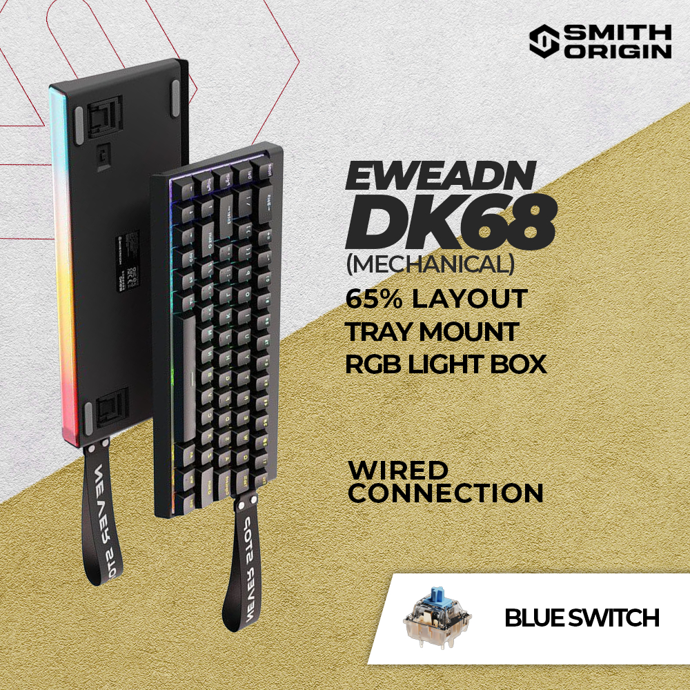 EWEADN DK68 RGB Light Box Mechanical Keyboard