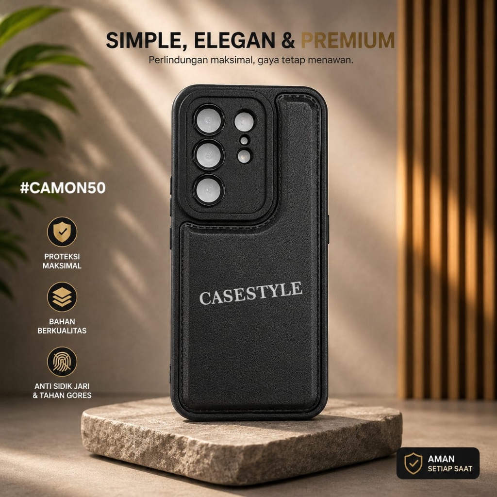 Tecno Camon 50 Tecno Camon 50 Pro Tecno Camon 40 Pro Tecno Camon 40 4G เคสหนัง Pro กล้องสีดํา Tecno 