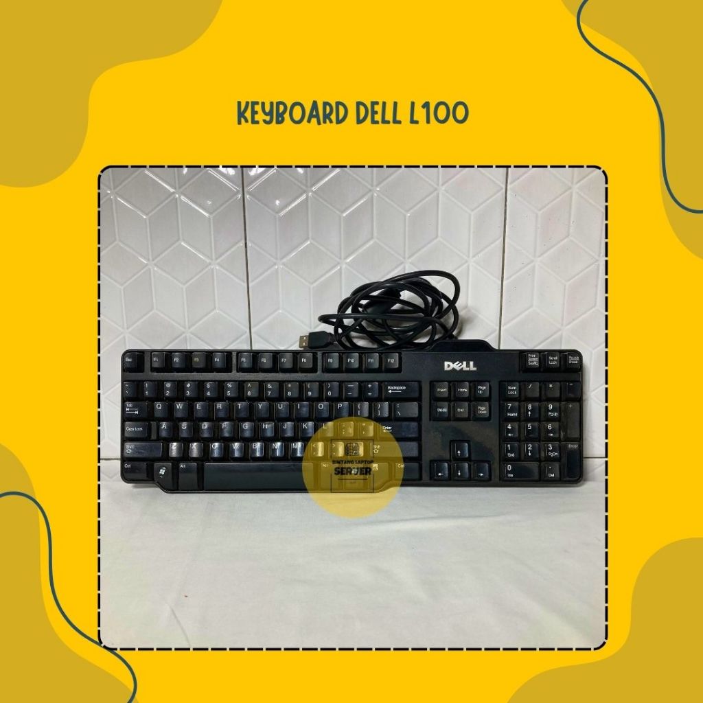 คีย์บอร์ด Dell L100 คีย์บอร์ด USB ของแท้