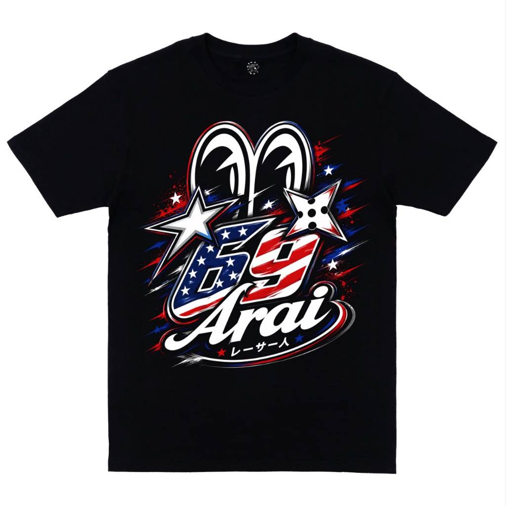 ARAI HELMET RACING TSHIRT RACING T-SHIRT / ARAI AIR BRUSH LOGOHELMET ARAI CLOTHES