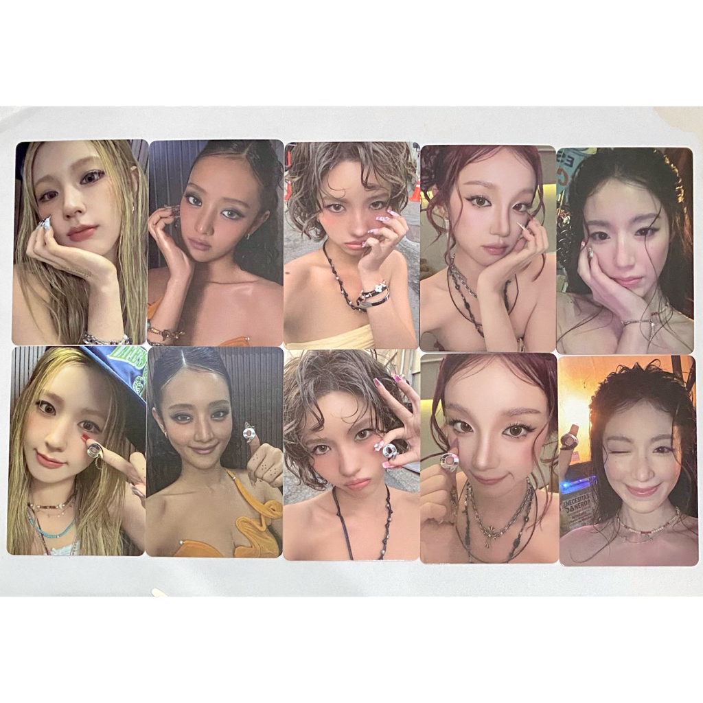 POP-UP OFFICIAL MD LINE UP I-dle 9th Mini Album เราทําโฟโต้การ์ดพีซี Miyeon Minnie Soyeon Yuqi Shuhu
