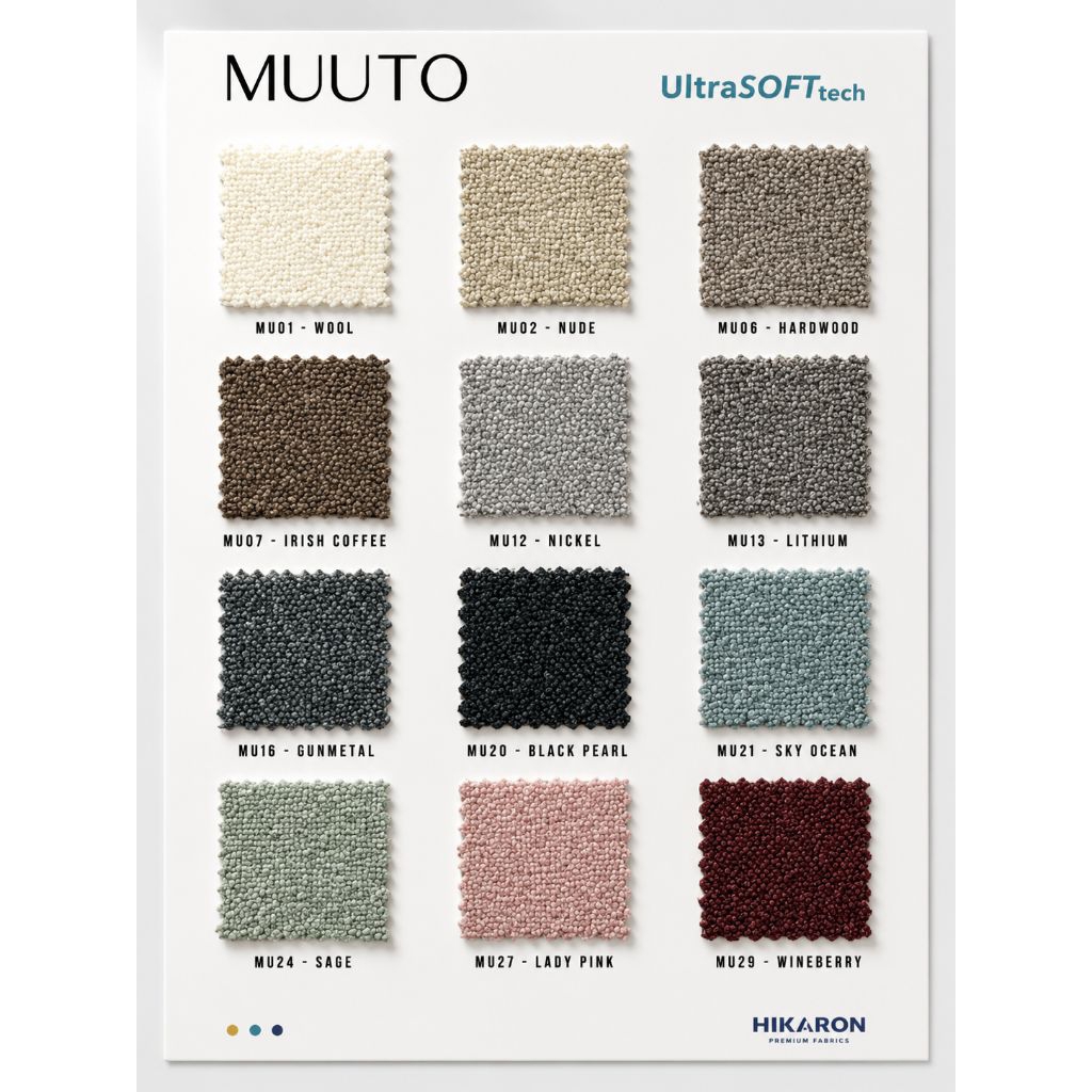 HIKARON MUUTO ผ้าโซฟากํามะหยี่ Boucle พรีเมี่ยม | 140 ซม. หนานุ่มโซฟาเก้าอี้หัวเตียงที่นั่งวัสดุ
