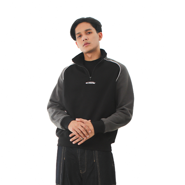 Cosmic Half Zip Sweater CRAIG BLACK