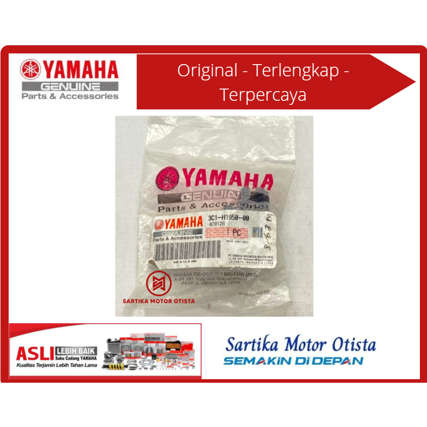 รีเลย์ต้นฉบับ Assy Starter Vixion Yamaha Original 3C1-H1950-0-00 ของแท้ 100%