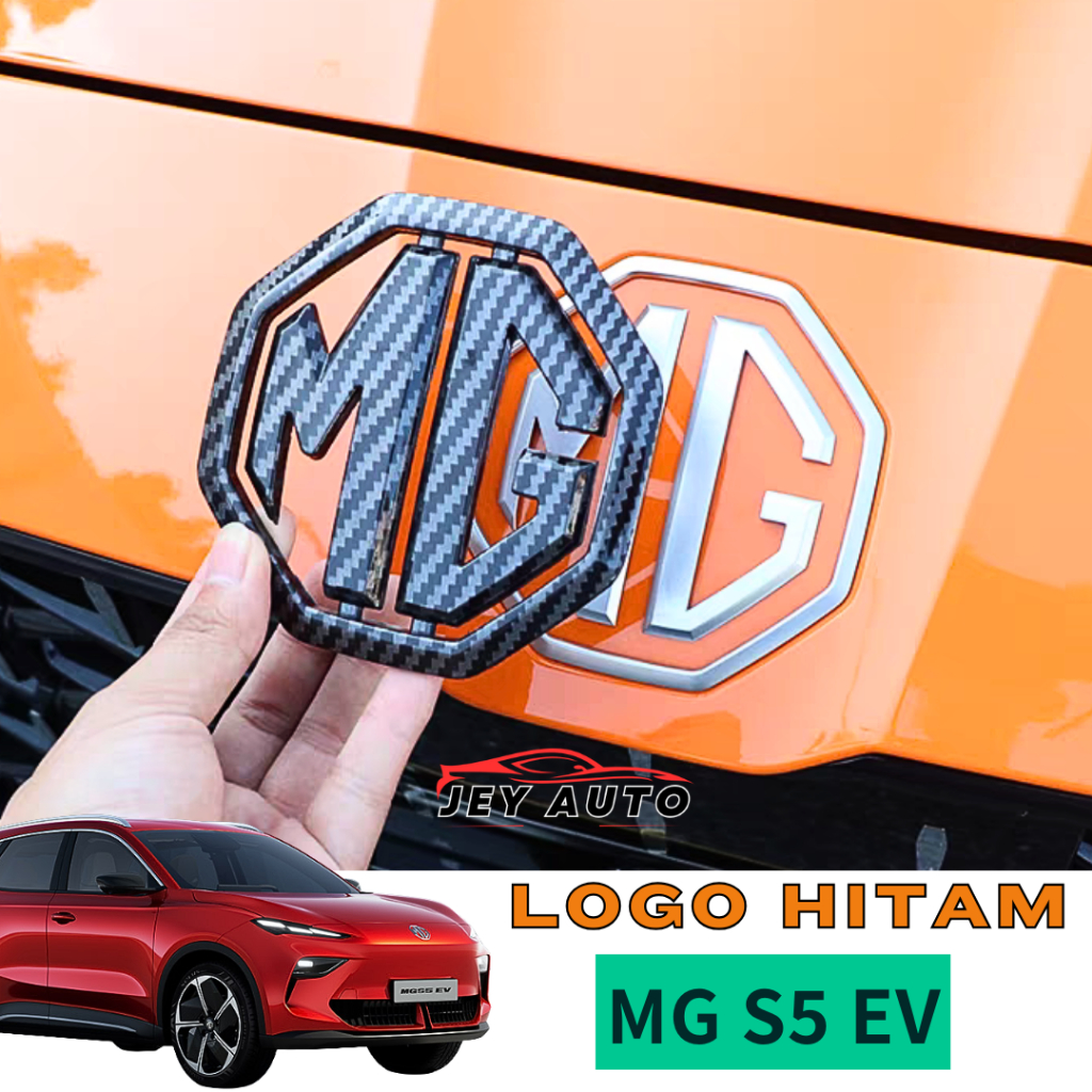 MG S5 EV โลโก้ MG Black Timpa / Emblem MG S5 Black / ลบโลโก้ Chrome MG S5 EV
